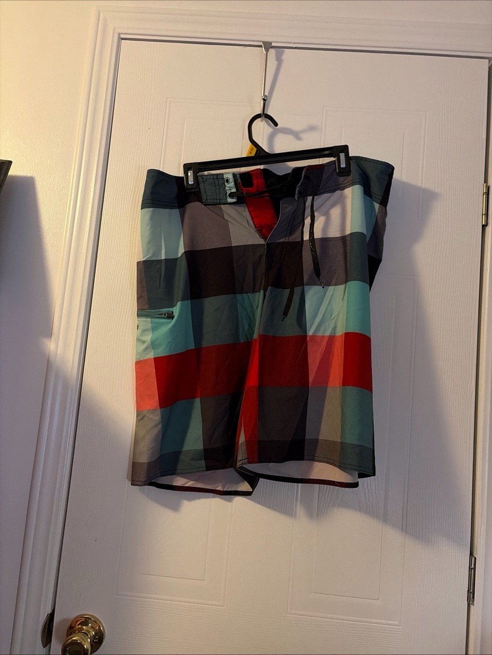 Checkered Board Short Men Size 36.